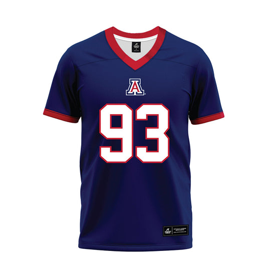 Arizona - NCAA Football : Jarra Anderson - Blue Premium Football Jersey-0