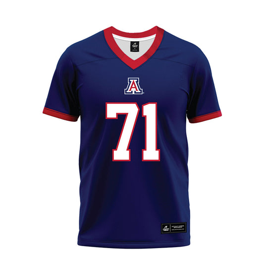 Arizona - NCAA Football : Tristan Bounds - Blue Premium Football Jersey-0
