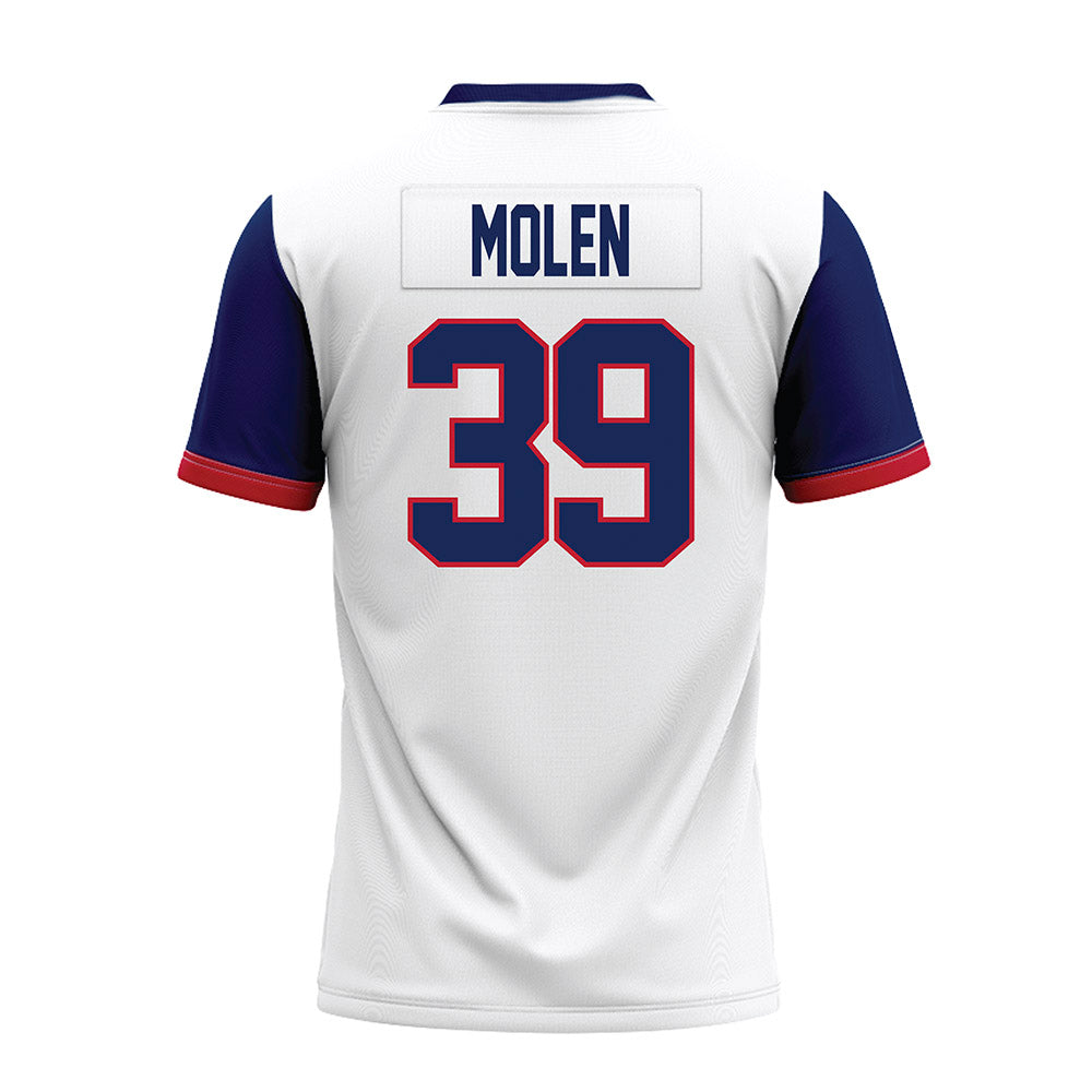 Arizona - NCAA Football : Broden Molen - White Premium Football Jersey-1