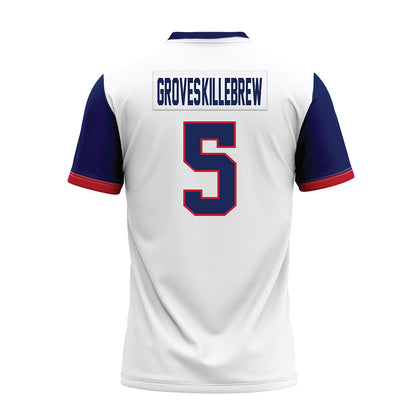 Arizona - NCAA Football : Marquis Groves-Killebrew - White Premium Football Jersey-1