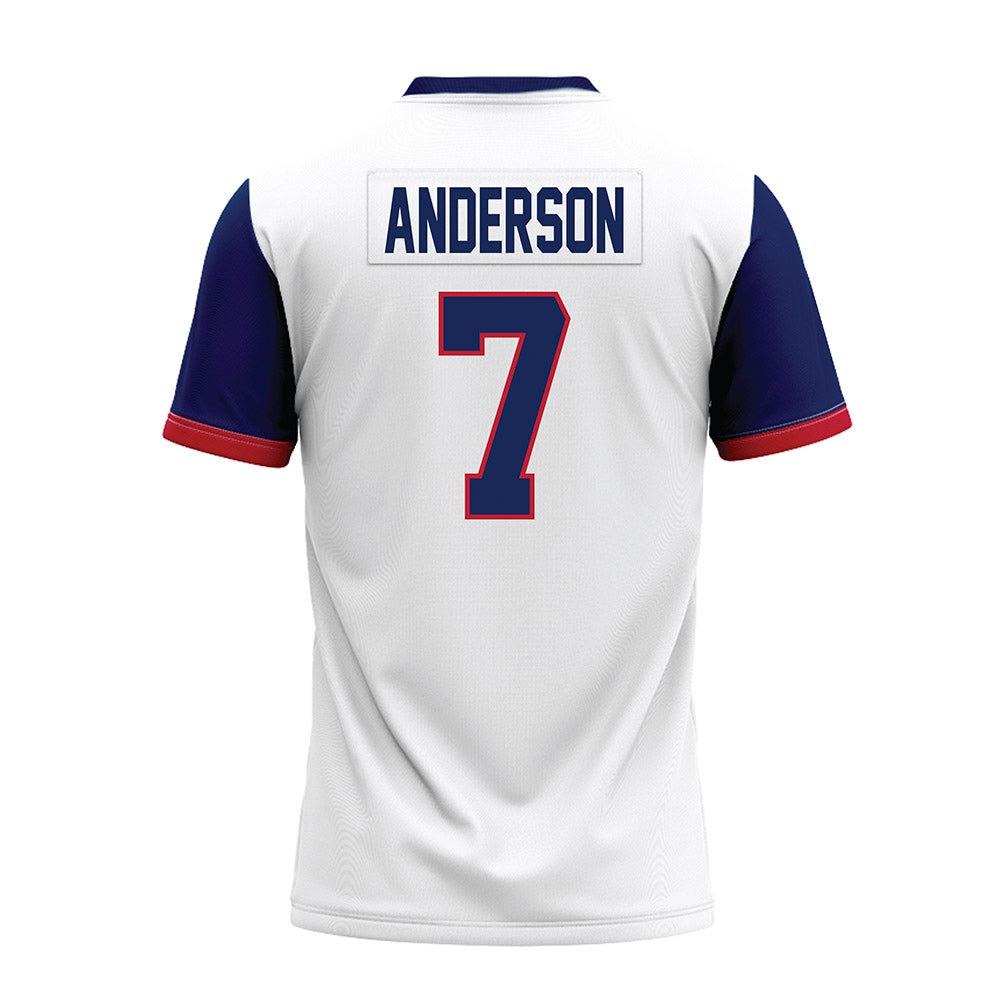 Arizona - NCAA Football : Sawyer Anderson - White Premium Football Jersey-1