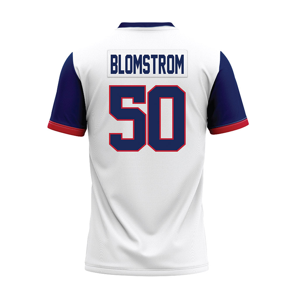 Arizona - NCAA Football : Cooper Blomstrom - White Premium Football Jersey-1