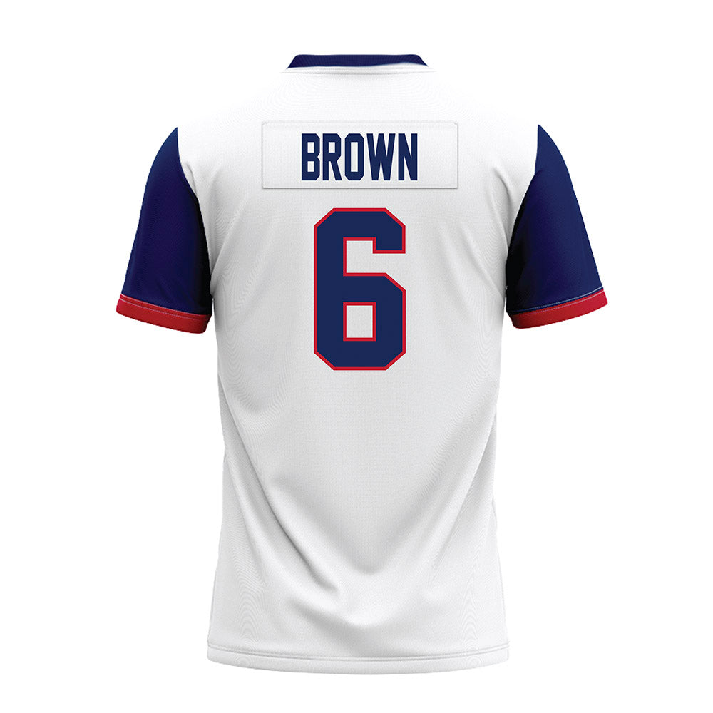 Arizona - NCAA Football : Taye Brown - White Premium Football Jersey