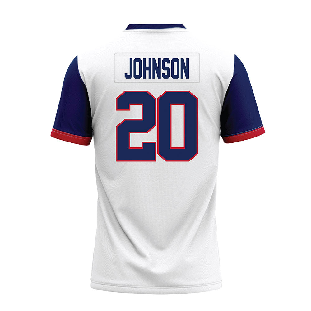 Arizona - NCAA Football : Brandon Johnson - White Premium Football Jersey-1