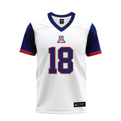 Arizona - NCAA Football : Carter Jones - White Premium Football Jersey-0