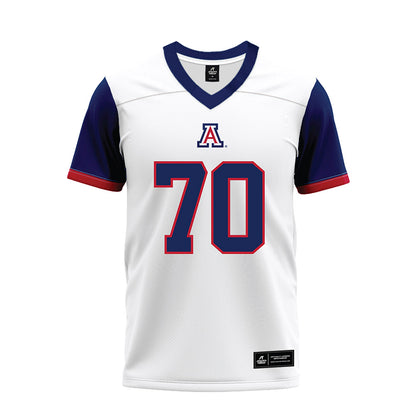 Arizona - NCAA Football : Zarius Wells - White Premium Football Jersey