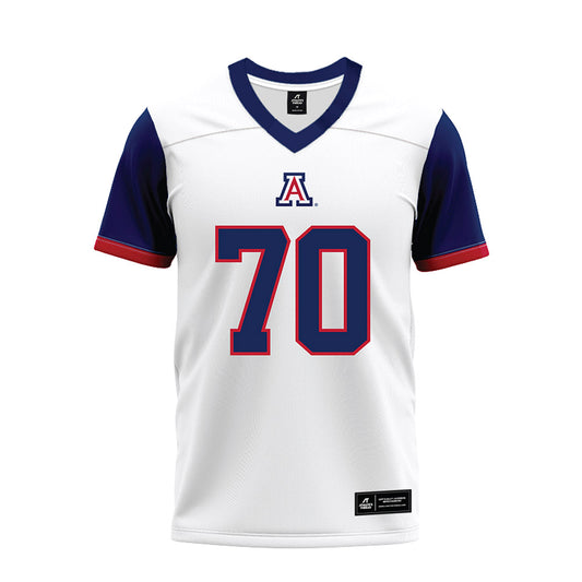 Arizona - NCAA Football : Zarius Wells - White Premium Football Jersey