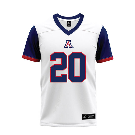 Arizona - NCAA Football : Brandon Johnson - White Premium Football Jersey-0