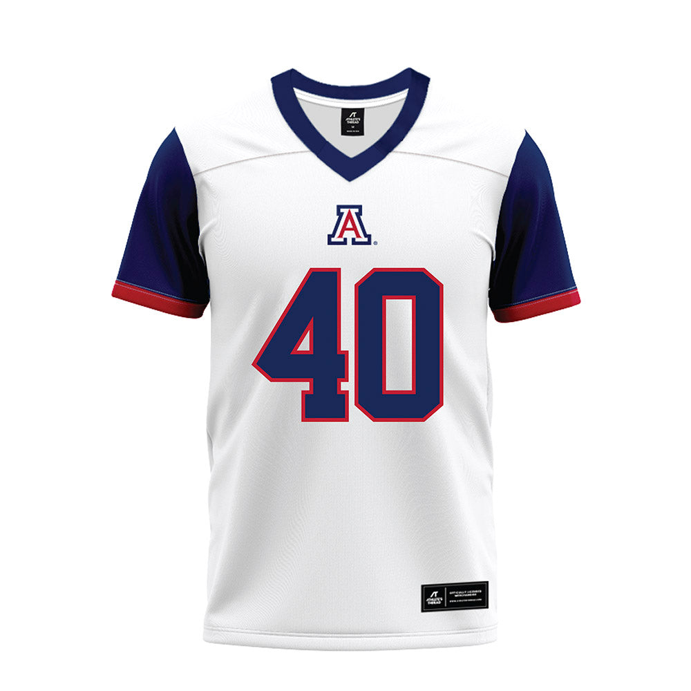 Arizona - NCAA Football : Brandon Craddock - White Premium Football Jersey-0