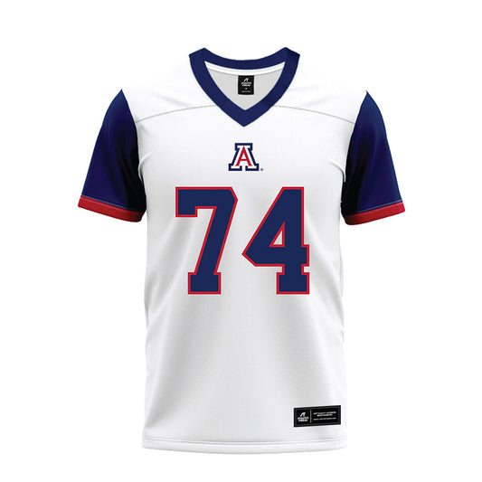 Arizona - NCAA Football : Siale Uluave - White Premium Football Jersey-0