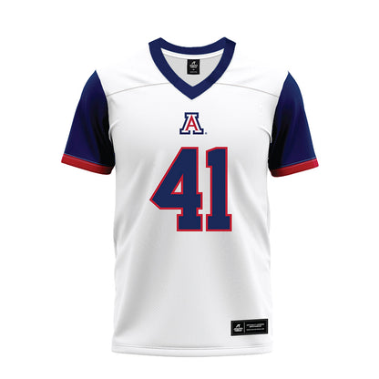 Arizona - NCAA Football : Julian Savaiinaea - White Premium Football Jersey-0