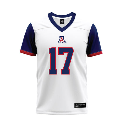 Arizona - NCAA Football : Jshawn Frausto-Ramos - White Premium Football Jersey-0