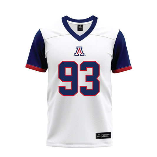 Arizona - NCAA Football : Jarra Anderson - White Premium Football Jersey-0