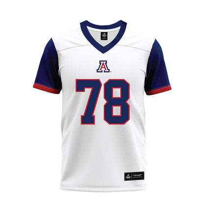 Arizona - NCAA Football : Manoah Faupusa - White Premium Football Jersey-0