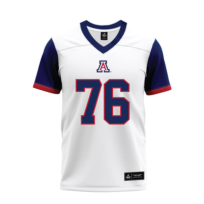 Arizona - NCAA Football : Jordan Brown - White Premium Football Jersey-0