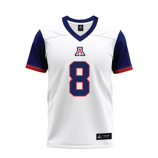 Arizona - NCAA Football : Braedyn Locke - White Premium Football Jersey-0