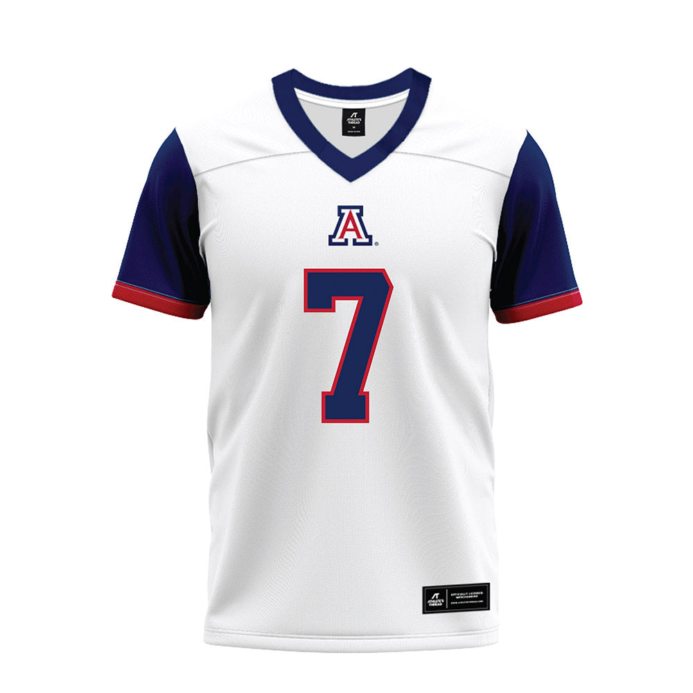 Arizona - NCAA Football : Sawyer Anderson - White Premium Football Jersey-0
