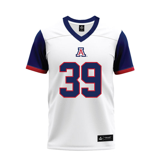 Arizona - NCAA Football : Jacob Buggie - White Premium Football Jersey-0