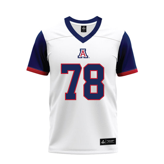 Arizona - NCAA Football : Grayson Stovall - White Premium Football Jersey-0