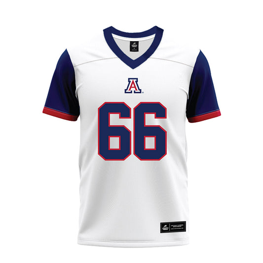 Arizona - NCAA Football : Jaxon Griffin - White Premium Football Jersey-0