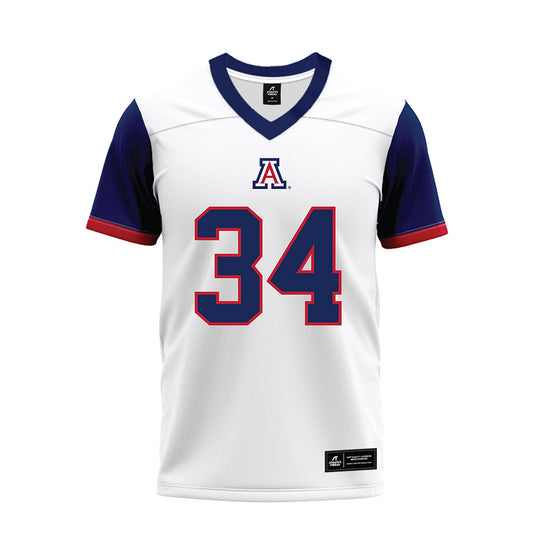 Arizona - NCAA Football : Ammon Kaufusi - White Premium Football Jersey-0