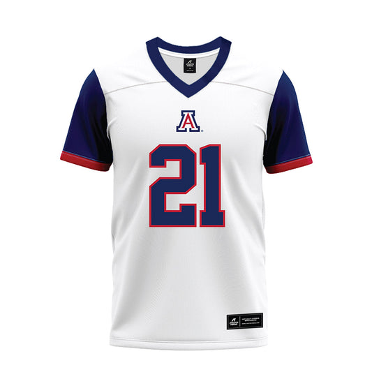 Arizona - NCAA Football : Ismail Mahdi - White Premium Football Jersey-0