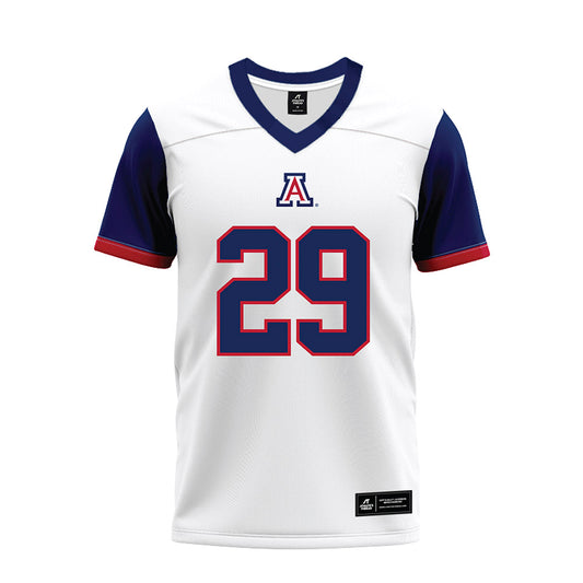 Arizona - NCAA Football : Devin Dunn - White Premium Football Jersey