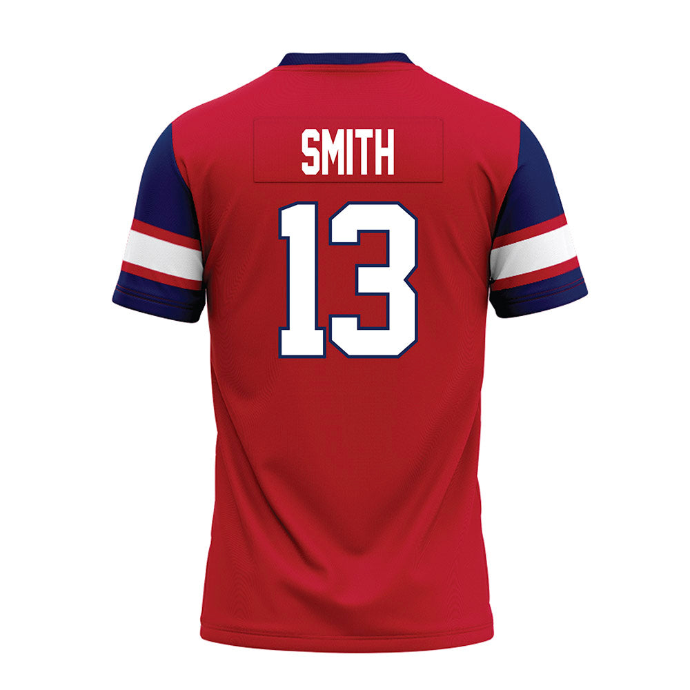 Arizona - NCAA Football : Caleb Smith - Red Premium Football Jersey-1