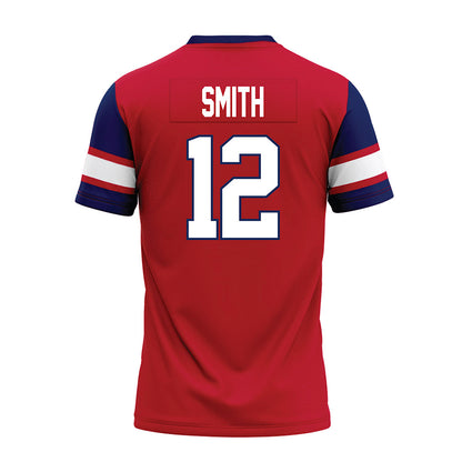 Arizona - NCAA Football : Genesis Smith - Red Premium Football Jersey-1
