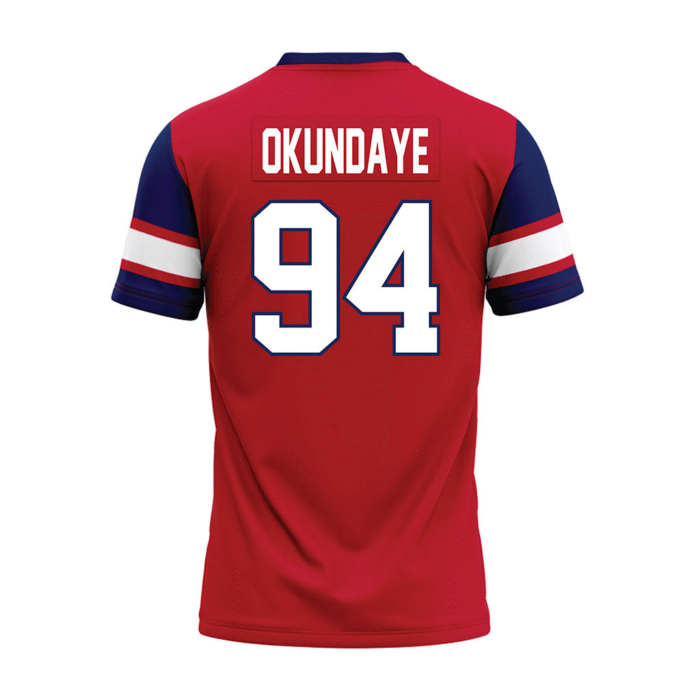 Arizona - NCAA Football : Eduwa Okundaye - Red Premium Football Jersey-1