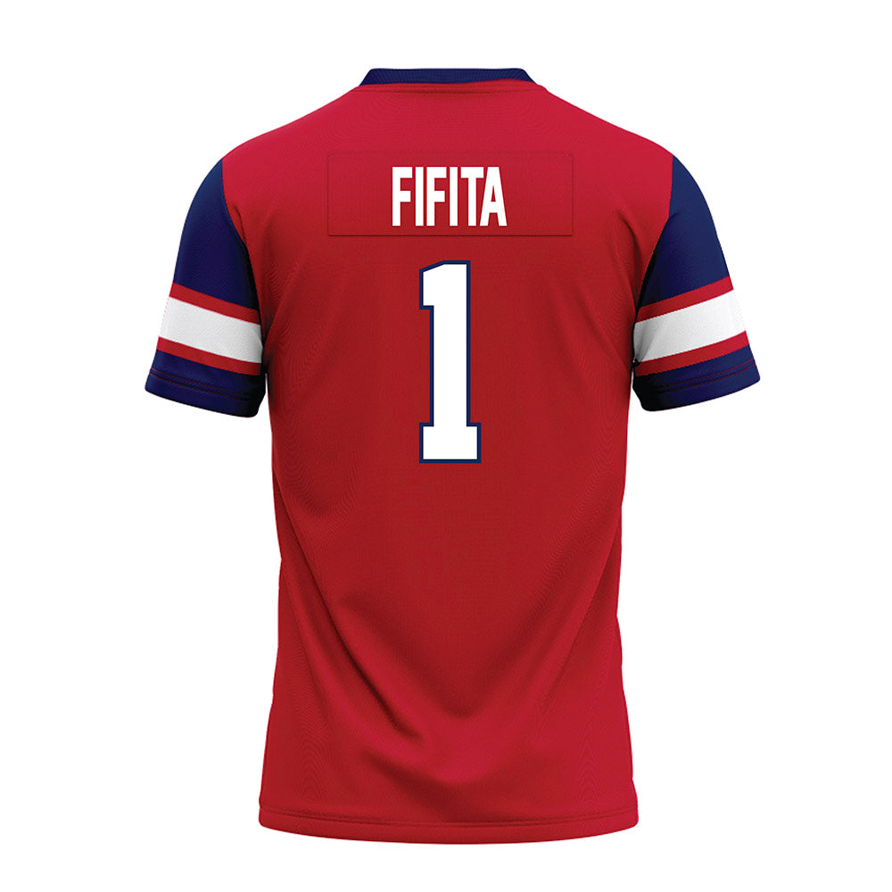 Arizona - NCAA Football : Noah Fifita - Red Premium Football Jersey-1
