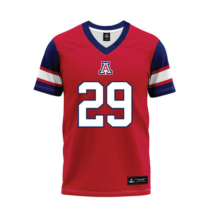 Arizona - NCAA Football : Devin Dunn - Red Premium Football Jersey