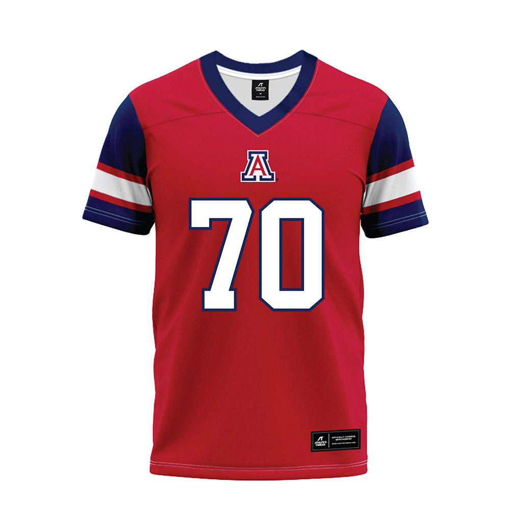 Arizona - NCAA Football : Zarius Wells - Red Premium Football Jersey