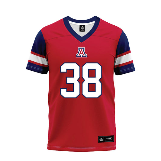 Arizona - NCAA Football : Aiden Miller - Red Premium Football Jersey-0
