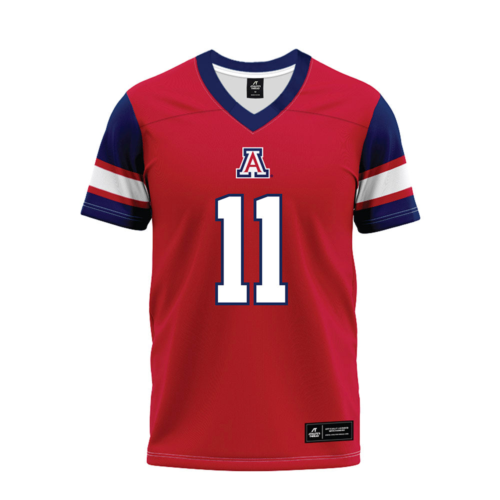Arizona - NCAA Football : Jabari Mann - Red Premium Football Jersey-0