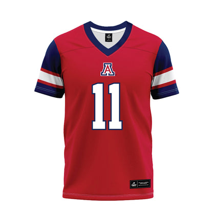 Arizona - NCAA Football : Jabari Mann - Red Premium Football Jersey-0