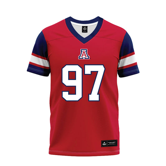 Arizona - NCAA Football : Kaleb Bilal-Jones - Red Premium Football Jersey-0