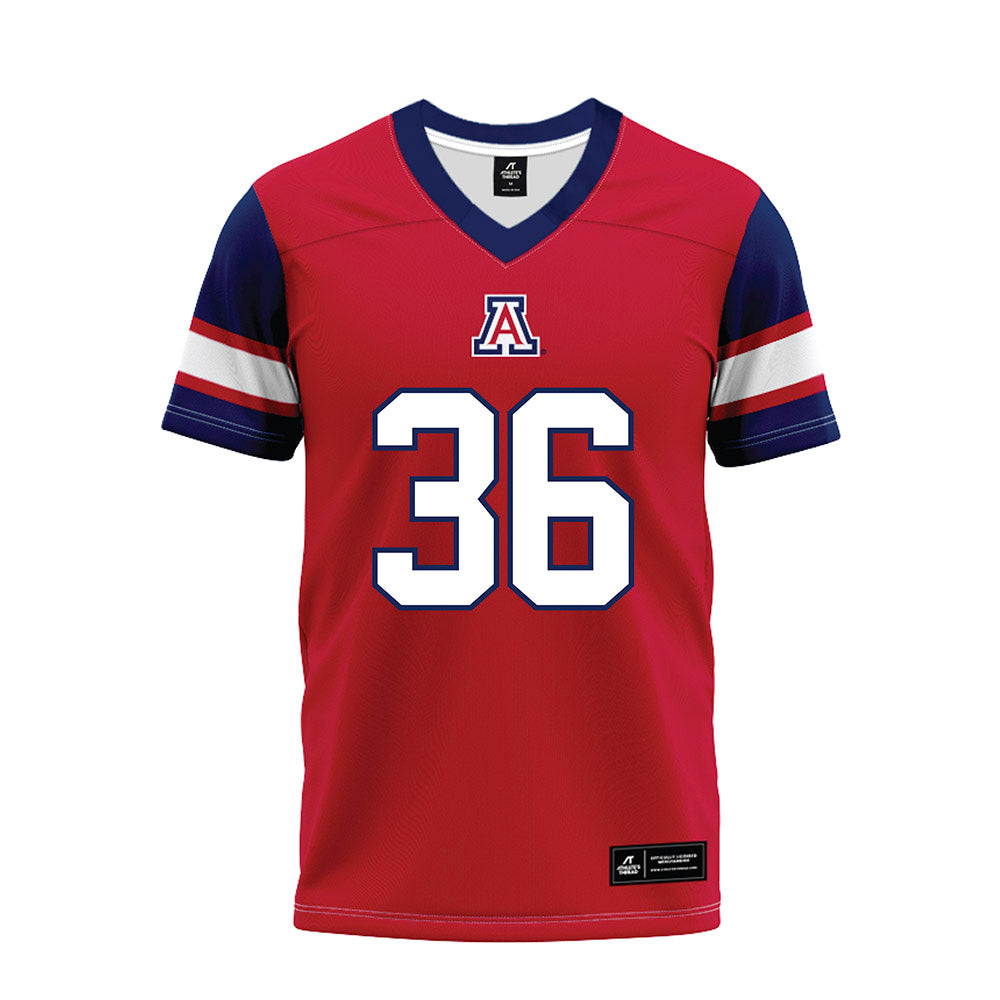 Arizona - NCAA Football : Dominic Hanger - Red Premium Football Jersey