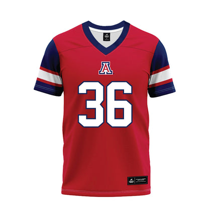 Arizona - NCAA Football : Dominic Hanger - Red Premium Football Jersey