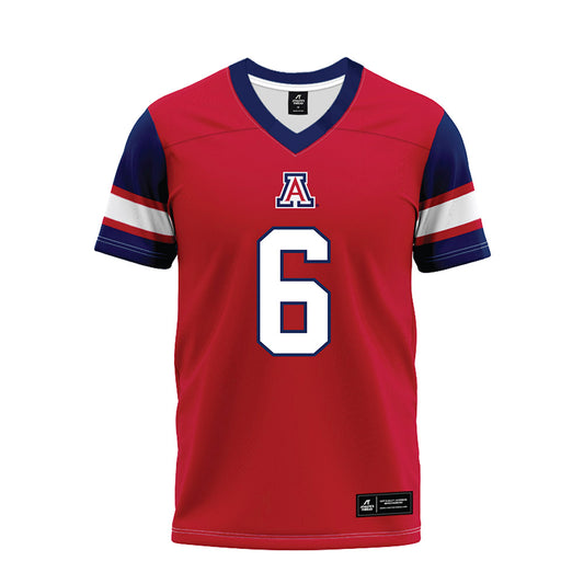 Arizona - NCAA Football : Taye Brown - Red Premium Football Jersey