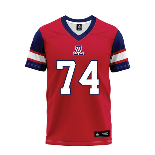 Arizona - NCAA Football : Siale Uluave - Red Premium Football Jersey-0