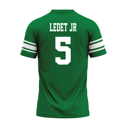 North Texas - NCAA Football : Quincy Ledet Jr - Green Premium Football Jersey