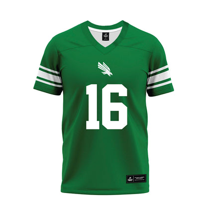 North Texas - NCAA Football : Thomas Von Grote - Green Premium Football Jersey