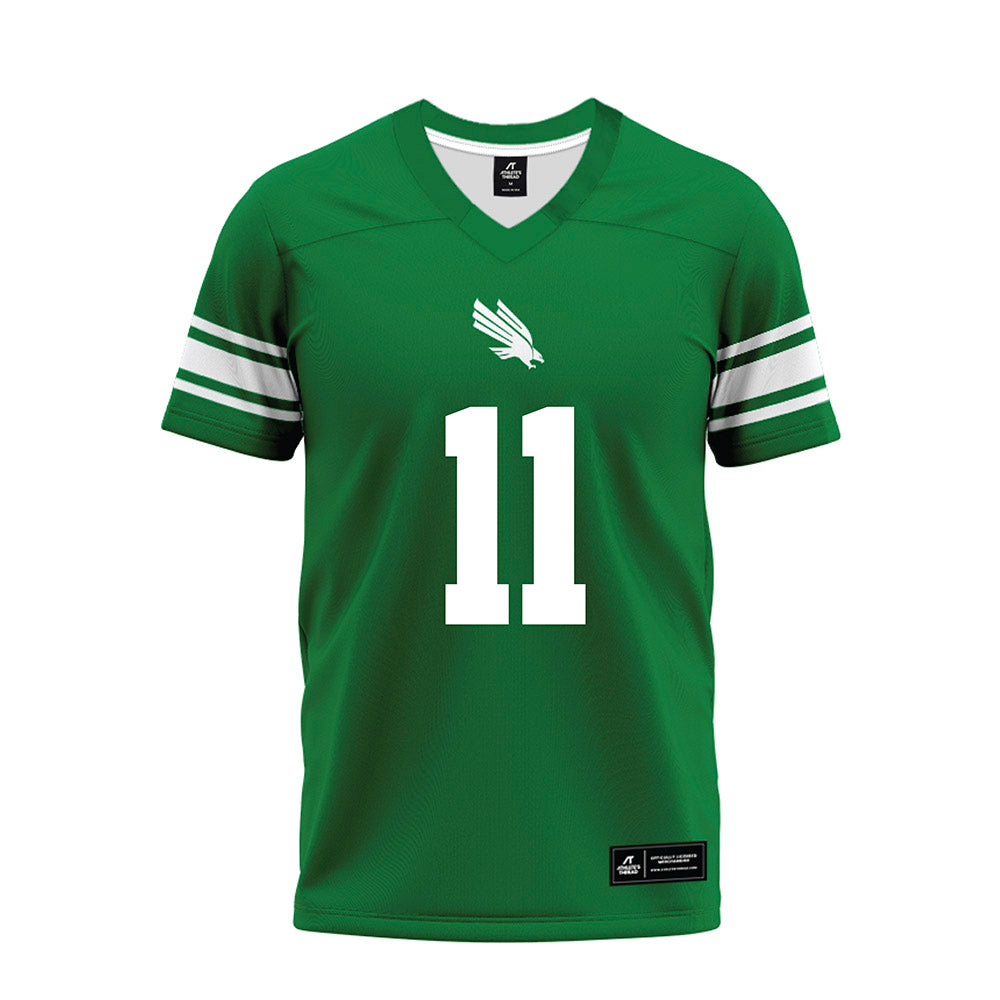 North Texas - NCAA Football : Quinton Hammonds - Green Premium Football Jersey-0