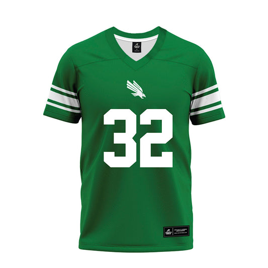 North Texas - NCAA Football : Ethan Wesloski - Green Premium Football Jersey