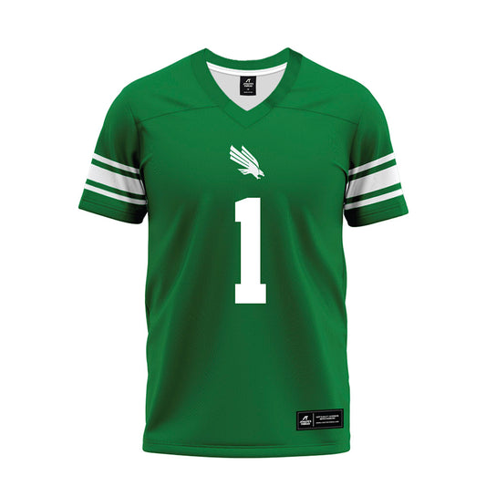 North Texas - NCAA Football : Miles Coleman - Green Premium Football Jersey-0