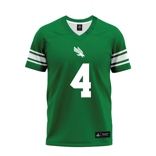 North Texas - NCAA Football : Brian Nelson II - Green Premium Football Jersey