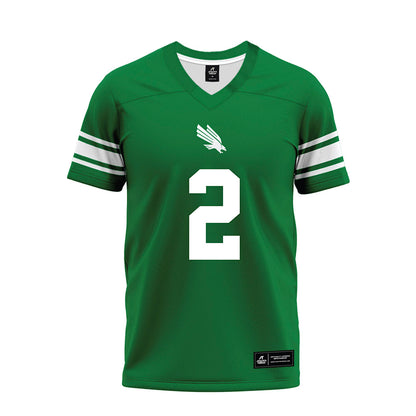 North Texas - NCAA Football : Shaadie Clayton-Johnson - Green Premium Football Jersey-0