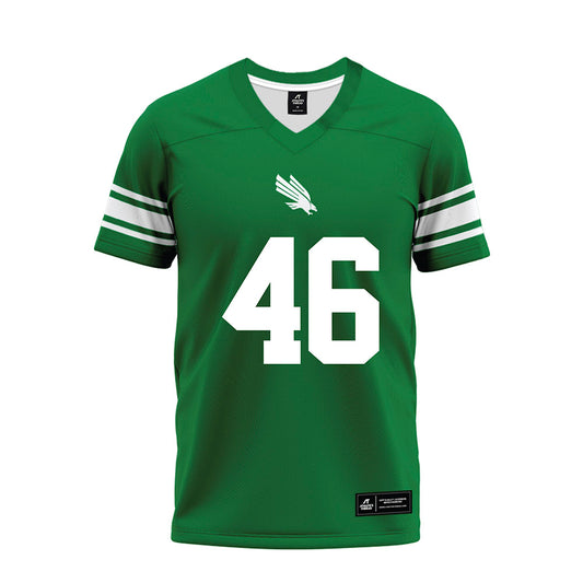 North Texas - NCAA Football : Keelene Bradley - Green Premium Football Jersey-0