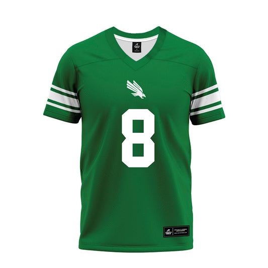 North Texas - NCAA Football : Jordan Brown - Green Premium Football Jersey